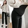 Spring Thin Cotton Linen Maternity Pants Casual Belly Clothes for Pregnant Women Pregnancy Business Trousers Wear Woman 1