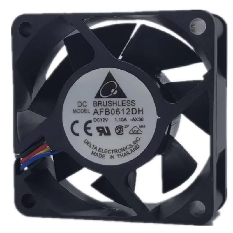 

New CPU Cooling Fan for Delta AFB0612DH 6025 12V 1.10A 6CM 4-wire PWM Violent Cooler Fan 60x60x25mm