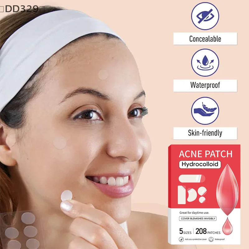 〔DD329〕Hydrocolloid Acne Patch Invisible Closed Mouth Acne Face Invisible Waterproof Breathable Skin Patch Skin Care Tool