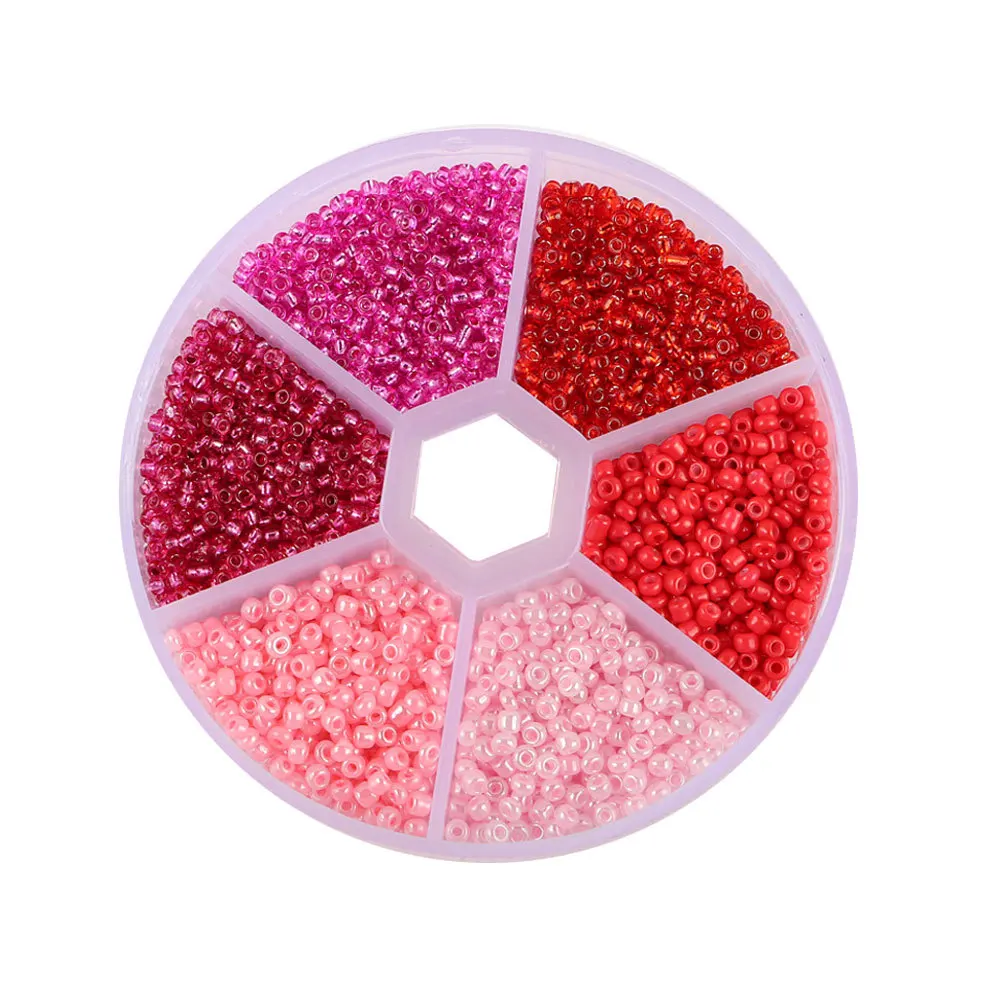2mm Mix Type Glass Beads Spacer Bead For DIY  Garment Sewing Material  Women Jewelry Necklace Making  F0708