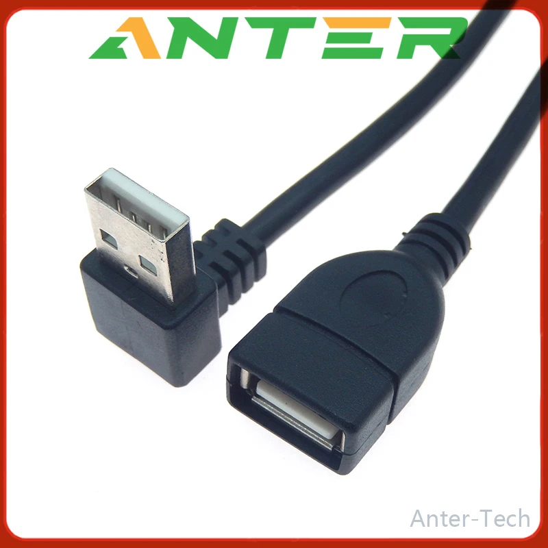 1PCS USB 2.0 A Male to A Female Data Sync Charger Extension Cable Cord Black Data Cables Accessories