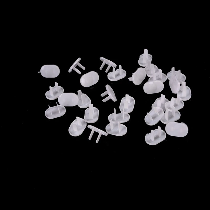 300Pcs Anti Electric Shock Plugs Protector Cover Cap Power Socket Electrical Outlet Baby Children Safety Guard Two Holes