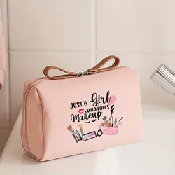 Elegant Waterproof Women's Cosmetic Bag - Solid Color Korean - Style Makeup Organizer Pouch (BPA076 - Pink 10)
