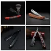 Men Professional Manual Shaver Straight Edge Stainless Steel Barber Razor Folding Shaving Shave Beard Cutter with Blade 1