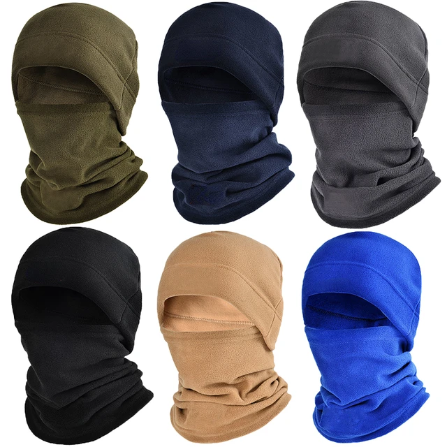 Cagoule Thermique Smile pour Homme, Masque Facial, Cache-Cou, Bonnets,  Couvre-Tête, Écharpe de dehors Militaire, Casquettes de Ski, Lieu Polaire d' Hiver - AliExpress