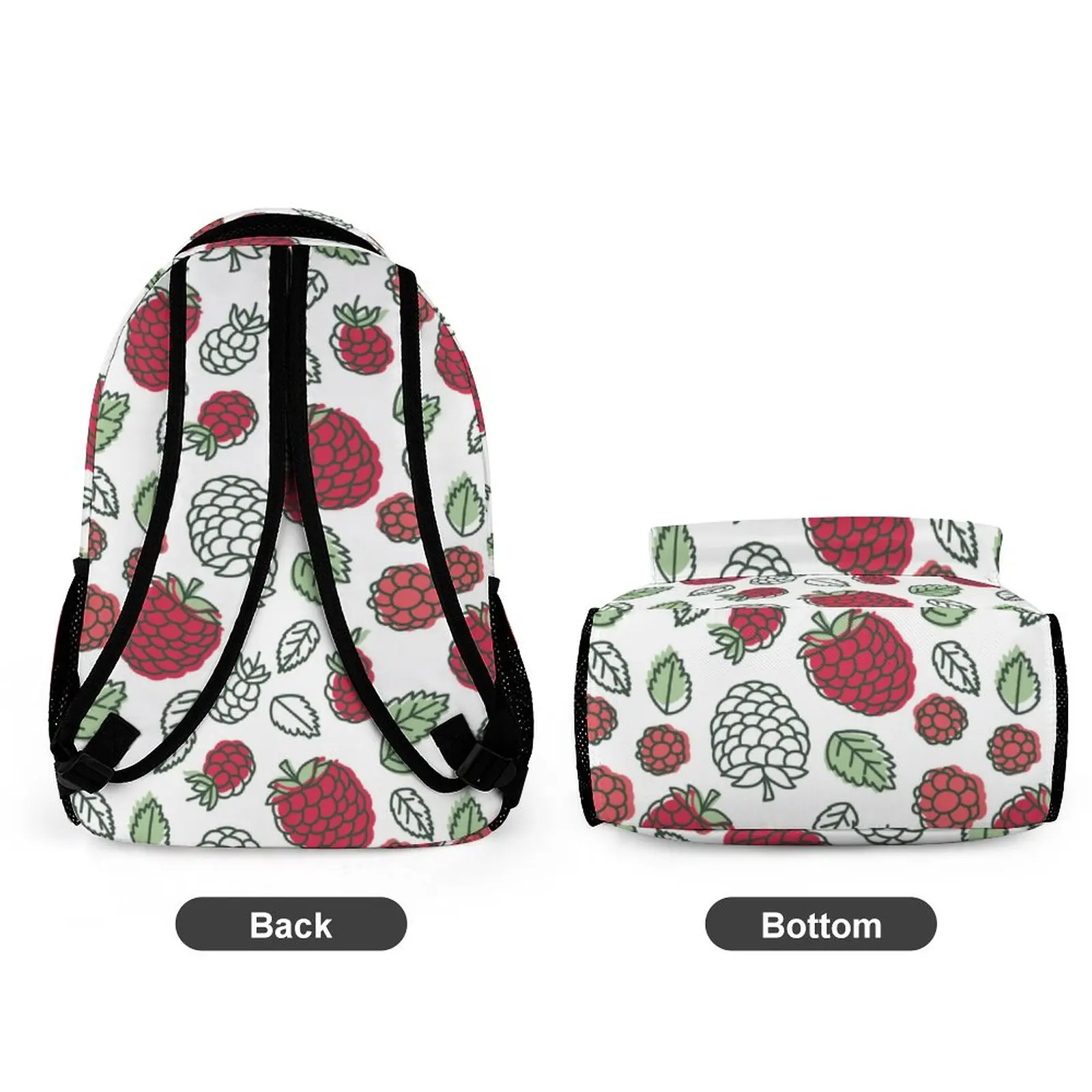 Children Painted Simple Schoolbag Full Print Simple Backpack Large Capacity Travel Leisure Bag Customizable Your Pattern