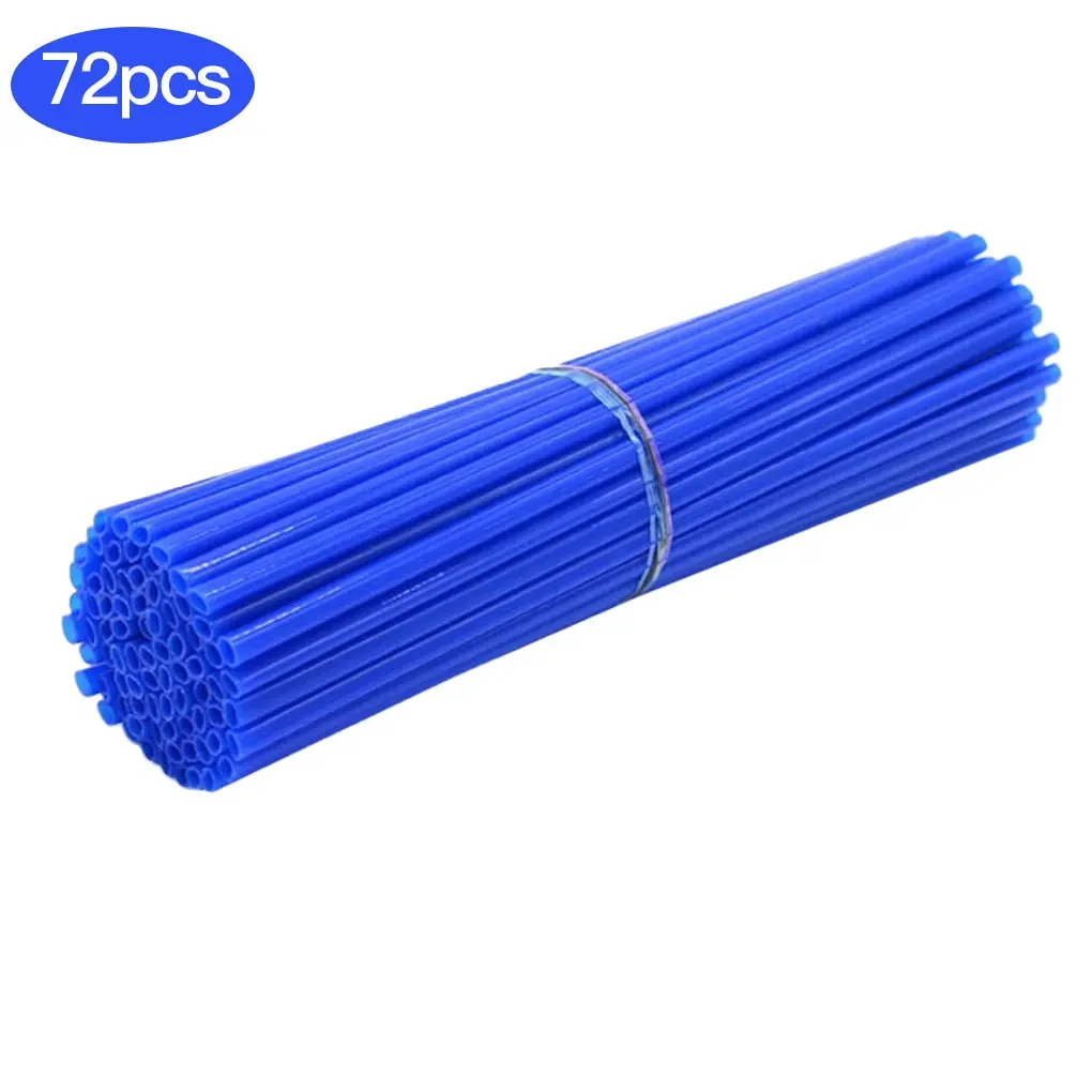 72pcs Bike Wheel Spoke Wraps Cover Motorcycle Tire Spoke Plastic Sleeves Bicycle Decoration bike accessories,bicycle wheel protector wraps