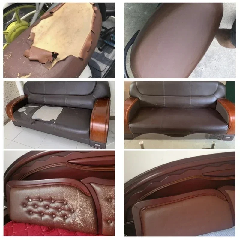 Leather Repair Tape PU Leather Patch Self-Adhesive Sofa Seat Renovation Repair Tape Bed Head Home Decoration leather repair tape