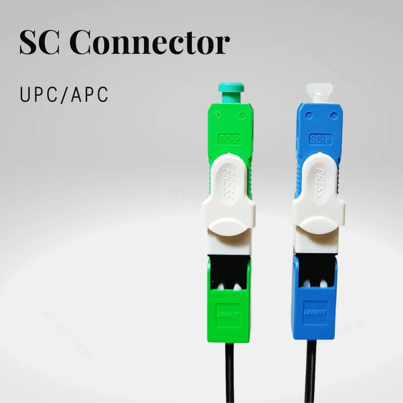 

UNIKIT ESC250D SC APC UPC Одномодовый волоконный Быстрый SM разъем FTTH