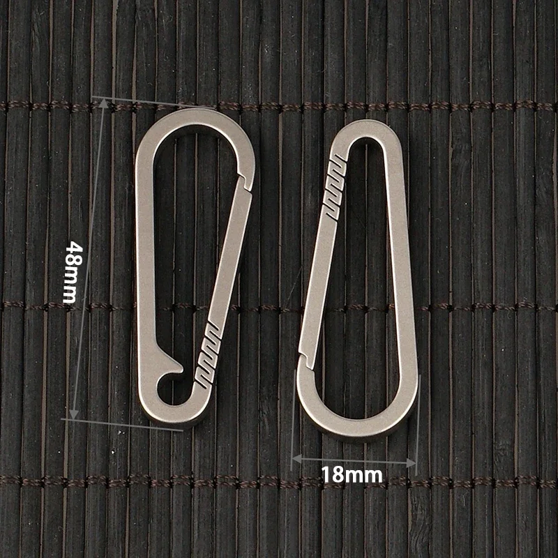 Carabiner Clips Key Chain Clip Keychain Tool Keychain Carabiner Titanium Keychain Titanium Key Chain Titanium Alloy Buckle Keychain Multifunctional Carabiner Clip Quick Hanging Quick Release Hook Keyring Camping Accessories