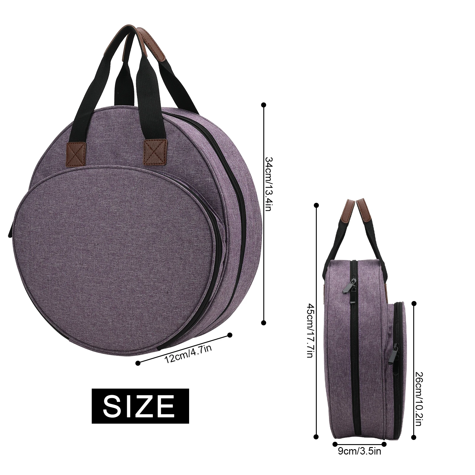 Embroidery Thread Bag Maple Leaf Round Organizer Bag Knit Tote Sewing Accessories Knit Embroidery Supplies embroidery floss organizer,sewing accessories