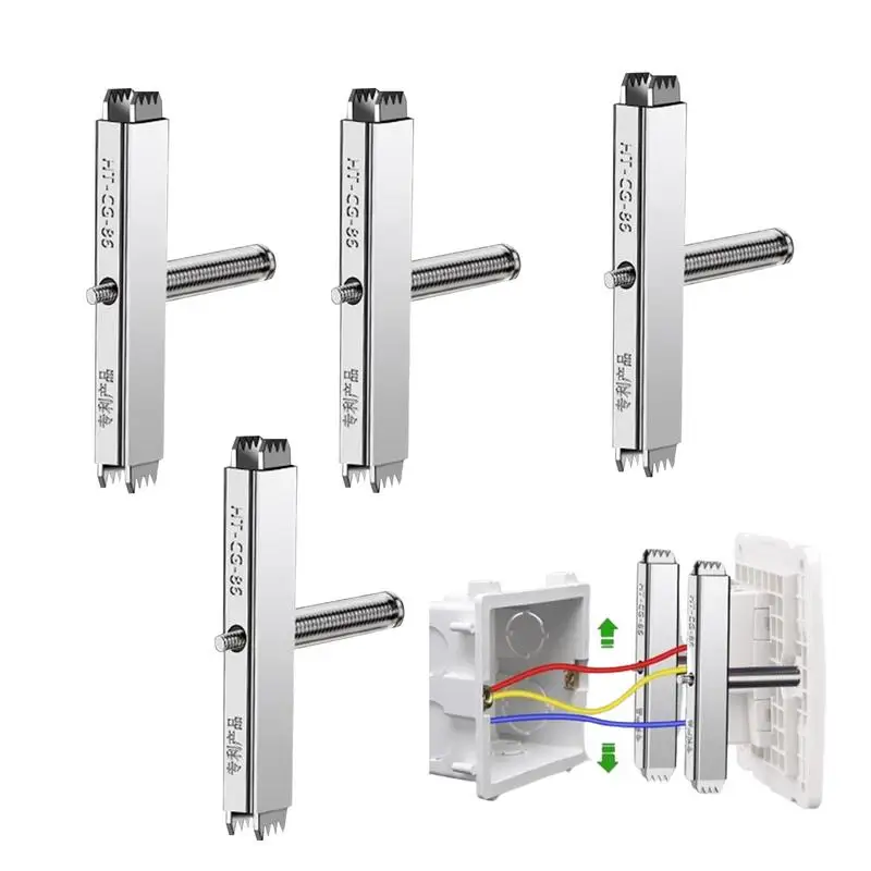 Socket Cassette Repair Cassette Embedded Installation Maintenance Support Rod Wall Socket Repair Device Fit 86-Type