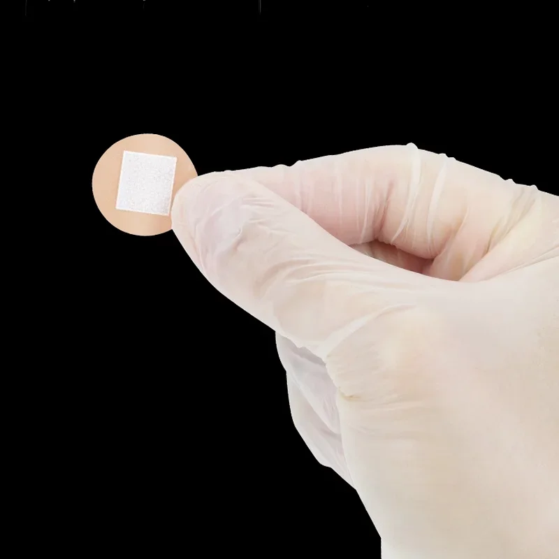 100Pcs Mini Waterproof Wounds Patch Adhesive Plaster Bandage Round Patterned Band Aid Stickers Dressing Banditas for Children