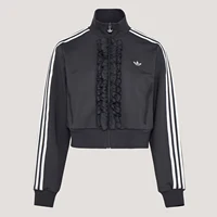Veste élégante en tricot à bordure feuille de lotus Adidas Authentic Three Leaves pour femme KU9387 1