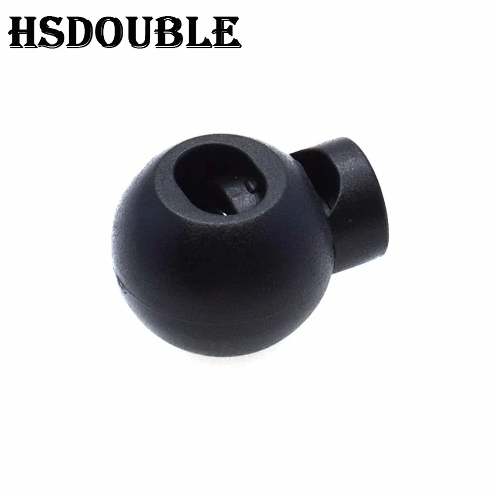 10 Pcs/Pack Plastic Cord Lock Round Ball Toggle Stopper Toggle Clip Widely For Bag Backpack/Clothing