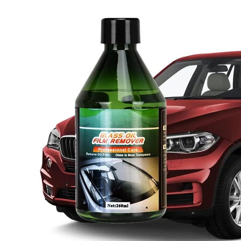 

Auto Glass Cleaner 260ml Vehicles Windows Anti Fog Cleaning Spray Vehicle Cleaning Solution For Removing Oil Film Portable