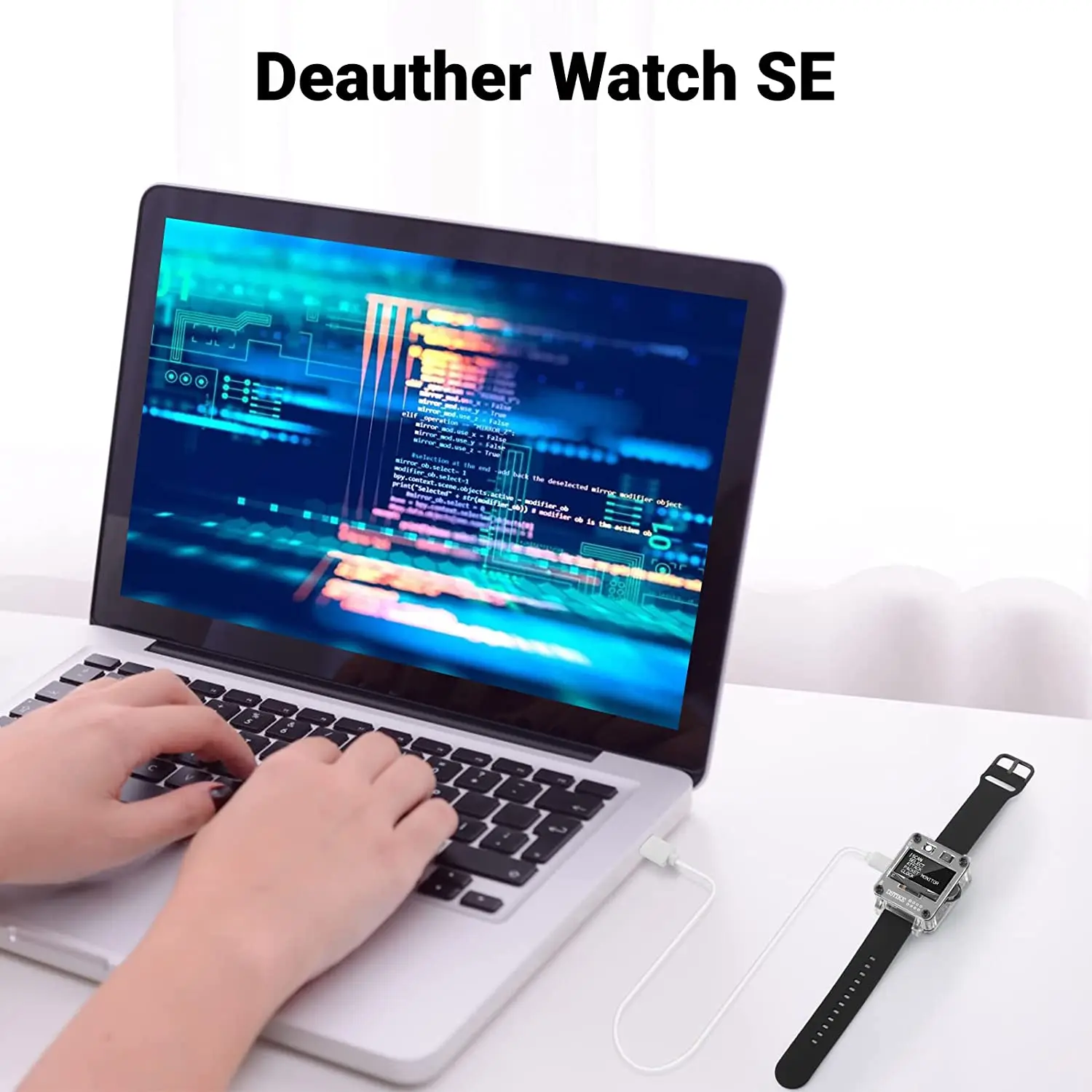 DSTIK WiFi Deauther Watch SE ESP8266 Programmable Development Board RTC & Deauth Detector Attack/Control/Test Tool electronic diy kit network security tool