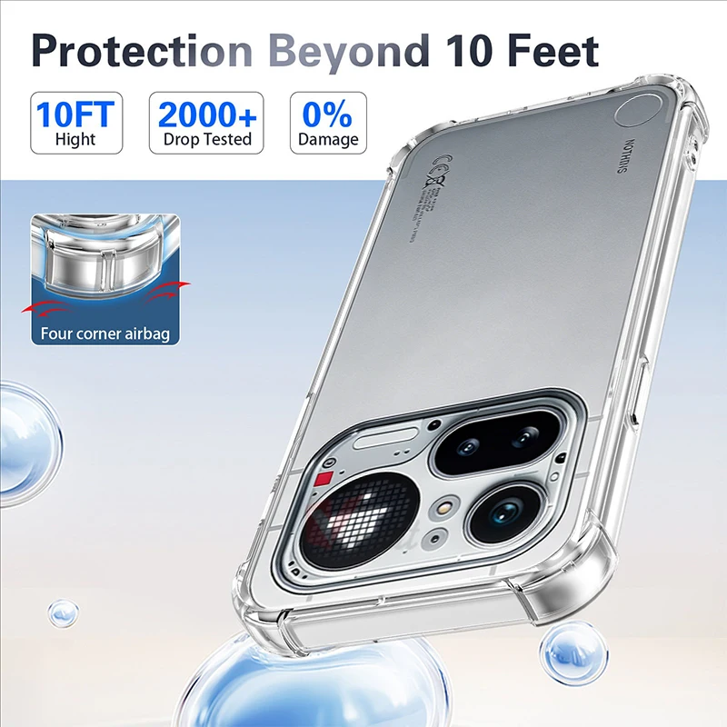 Air Cushion Shockproof Silicone TPU Back Cover