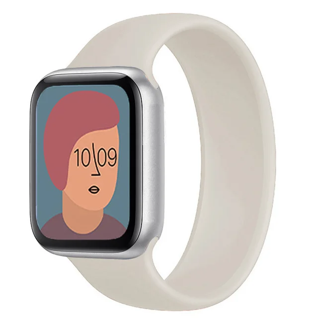 Elastic Silicone Solo Loop Strap