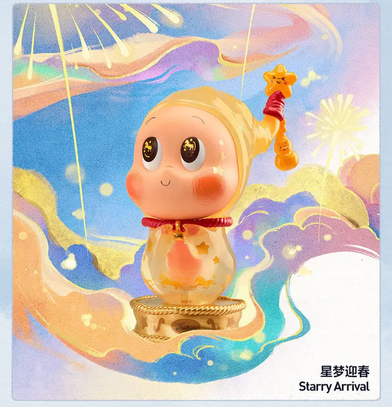 New Genuine POPMART The Golden Gallop Series Blind Box Dimoo