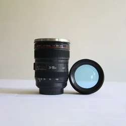 Enhanced Stainless Steel Insulated Thermal Mug and Water Bottle Tumbler - 350ML (Black Lens Cup)