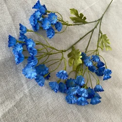 Purple Lover Grass Bouquet - Do Not Forget Me Flowers for Wedding, Party, and Country Home Decor (Royal Blue)