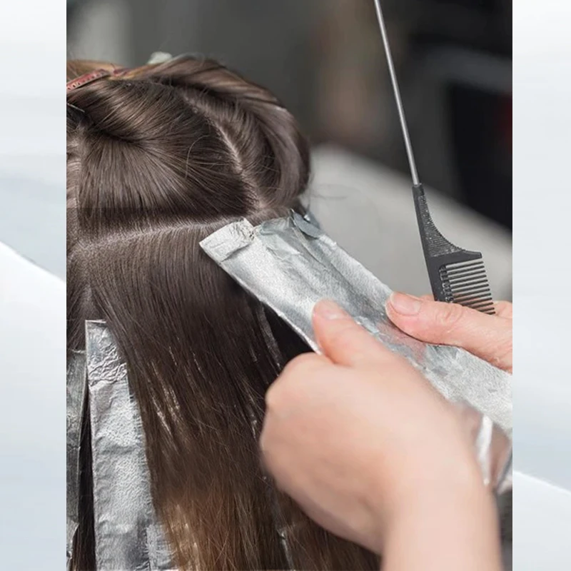 Aluminum Foil for Hair Professional Embossed Hair Foil Roll,Hair Coloring Highlighting Foils for Bleaching Salon(120MM*50M)
