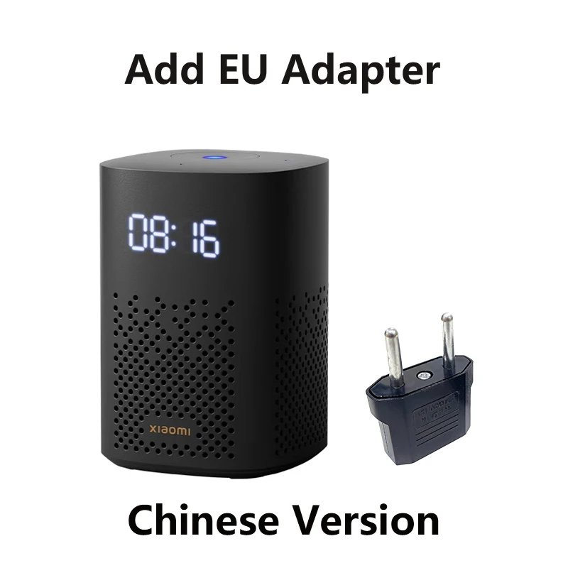 Xiaomi Xiaoai 블루투스 스피커 플레이 향상된 에디션 LED 디지털 시계 디스플레이 적외선 WiFi 스피커 음악 플레이어 스마트 홈