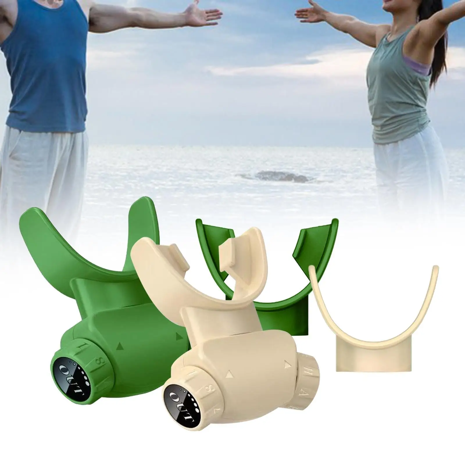 Portable Breathing Exerciser Professional Inspiratory Muscle Training Comfortable Improve Breath Endurance Compact Easy to Use