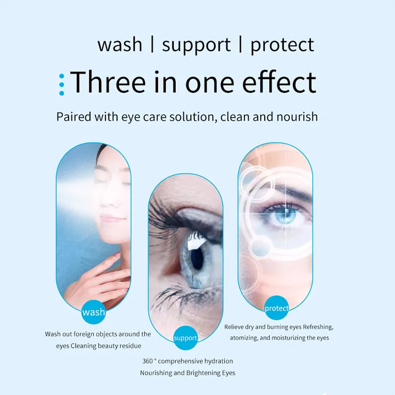 جهاز تدليك العين الكهربائي مع ضغط نانو ساخن ومرطب،...