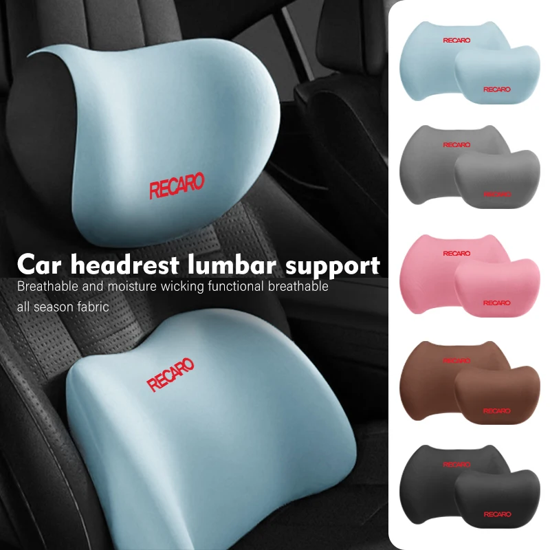 Poggiatesta Per Auto Cuscino Di Supporto Lombare Accessori In Memory Foam Per Recaro Nan