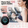 LIGE 2025 Smart watch Ladies Full touch Screen Sports Fitness watch IP67 waterproof Bluetooth For Android iOS Smart watch Female 6