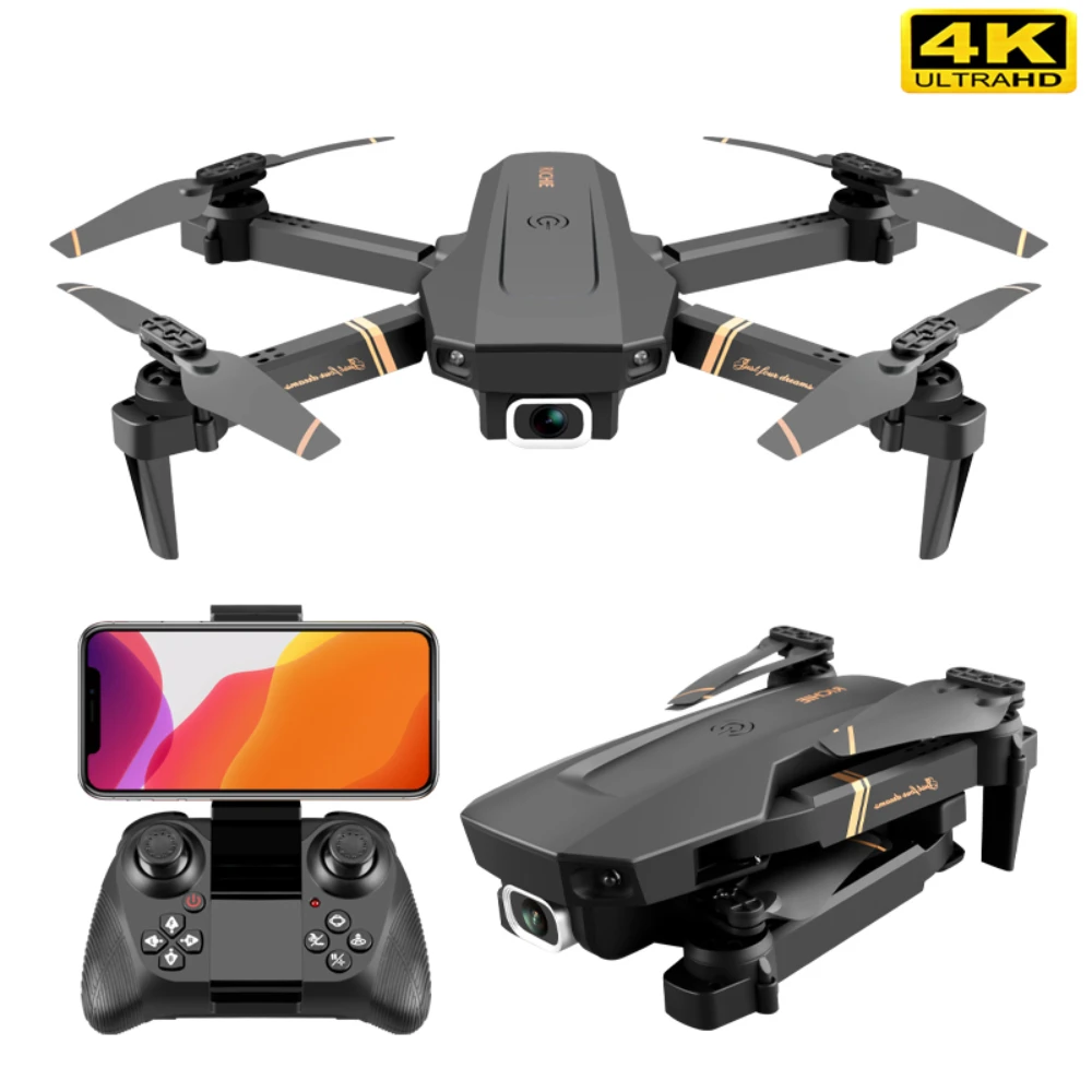 remote control car helicopter 4K HD Dual-camera Multi-function Remote Control Aircraft Aerial Photography 4K HD Folding Quadcopter Children's Boy Toy Gift outdoor rc helicopter
