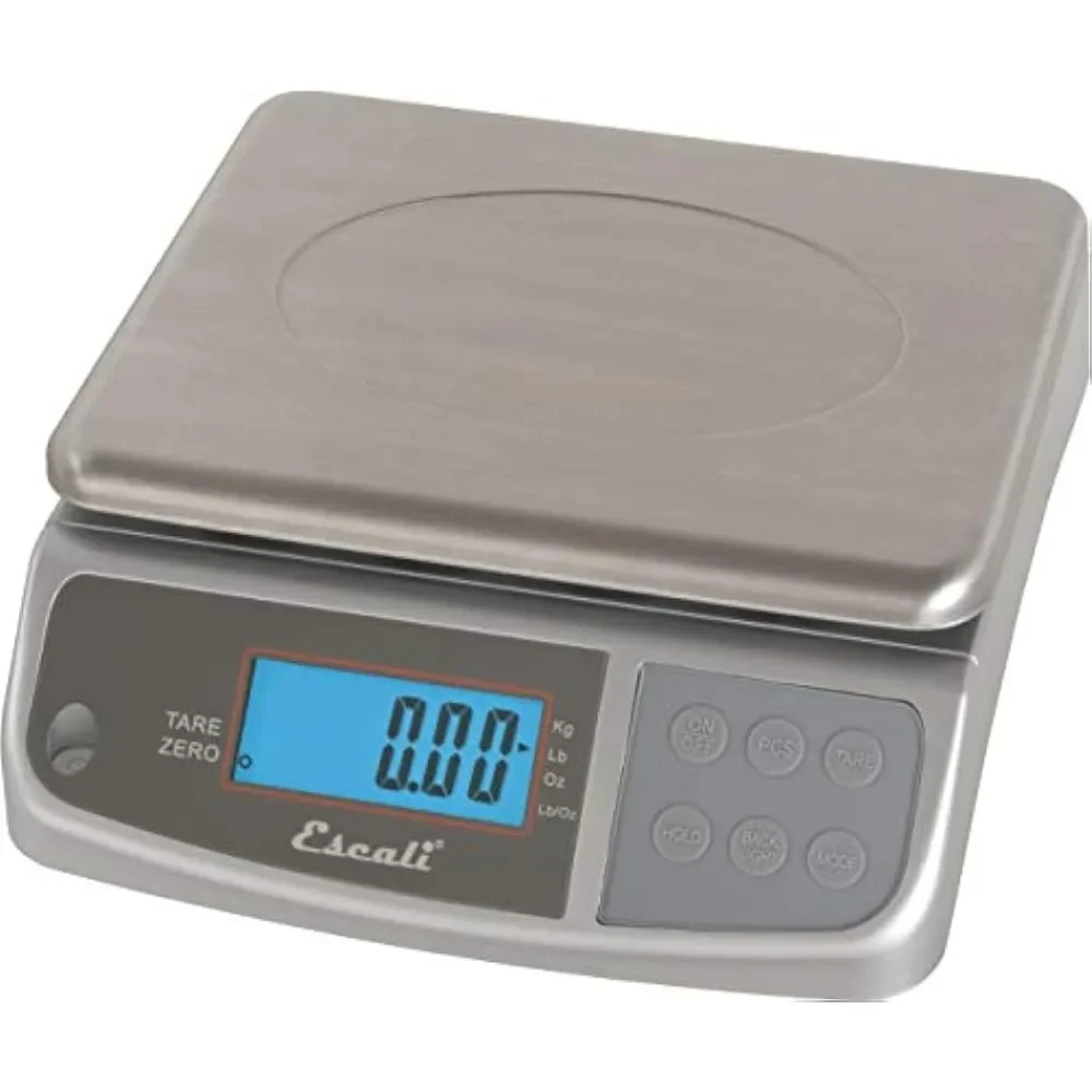 

Цифровые весы эскали Promzr серии M с дисплеем для кухни и ресторанов, кухонные весы, металлический измерительный стержень 33 фунта