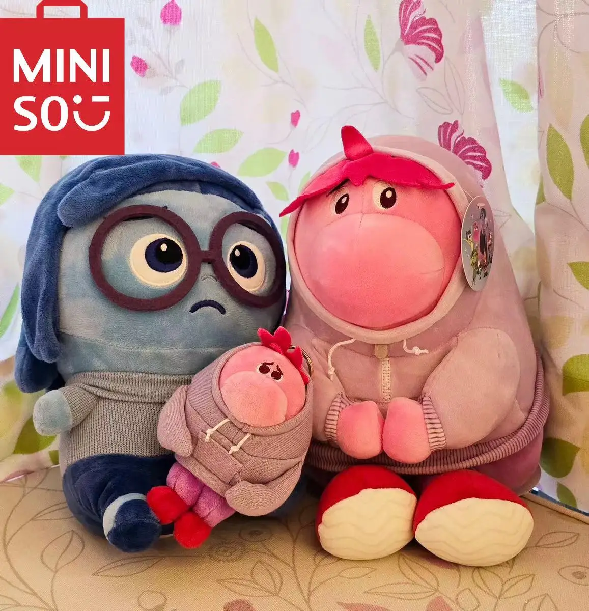 

Miniso серия Disney, пушистая подвеска в виде сумки, брелок, периферийная детская игрушка, печаль, подарок на день рождения