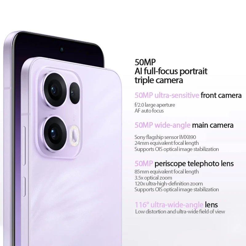 New OPPO Reno 13 Pro 5G Phone 50MP Rear Camera Dimensity