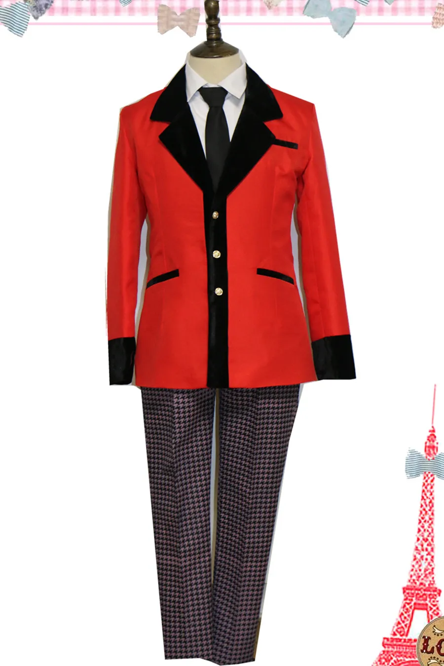 

Kakegurui Compulsive Gambler Cosplay Costumes Ryouta Suzui Costume Anime Cosplay Japanese Uniform Full Sets for Halloween Party