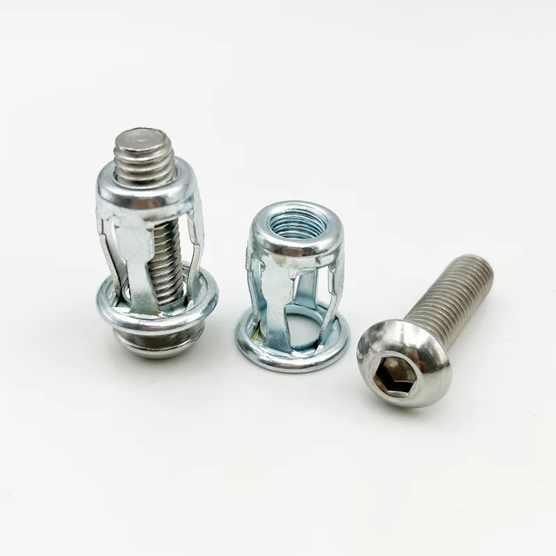 Petal Shape Metal Rivet Nut Screw Bolt Set Hexagon Screws Panel