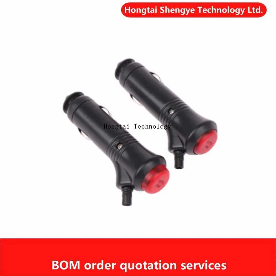 12V-24V Car Lighter Plug Socket Power Connection LED Switch Fuse 3A Protection