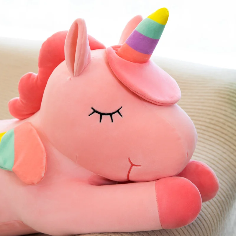 Creative Plush Toys Large Lying Unicorn Doll Comfortable Pillow Children's Gift Kawaii Decompression Peluche For Child Birthday 5 Creative Plush Toys Large Lying Unicorn Doll Comfortable Pillow Children's Gift Kawaii Decompression Peluche For Child Birthday 5