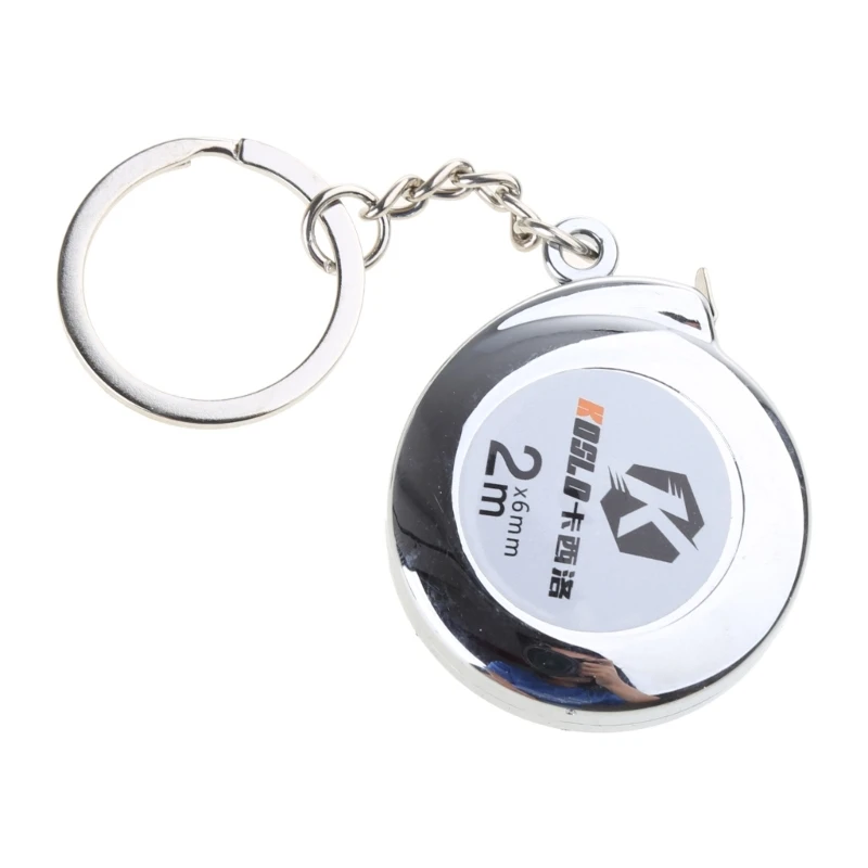 Small Tape Measure Retractable Pocket Tape Measure Keychain 6foot 2M  Stainless - AliExpress