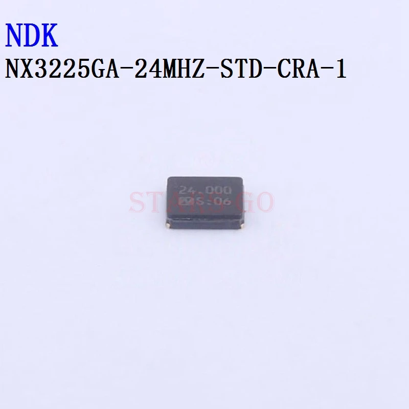 

10PCS/100PCS NX3225GA 24MHz 3225 4P SMD 8pF ±50ppm NX3225GA-24MHZ-STD-CRA-1 Crystals