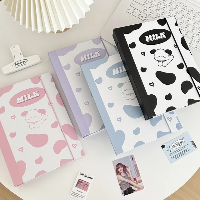A5 Kpop Binder Photocards Holder Kawaii Diy Könyv Album Scrapbook Photo Card Journal Notebook Cards Lakeseryery - Image 6