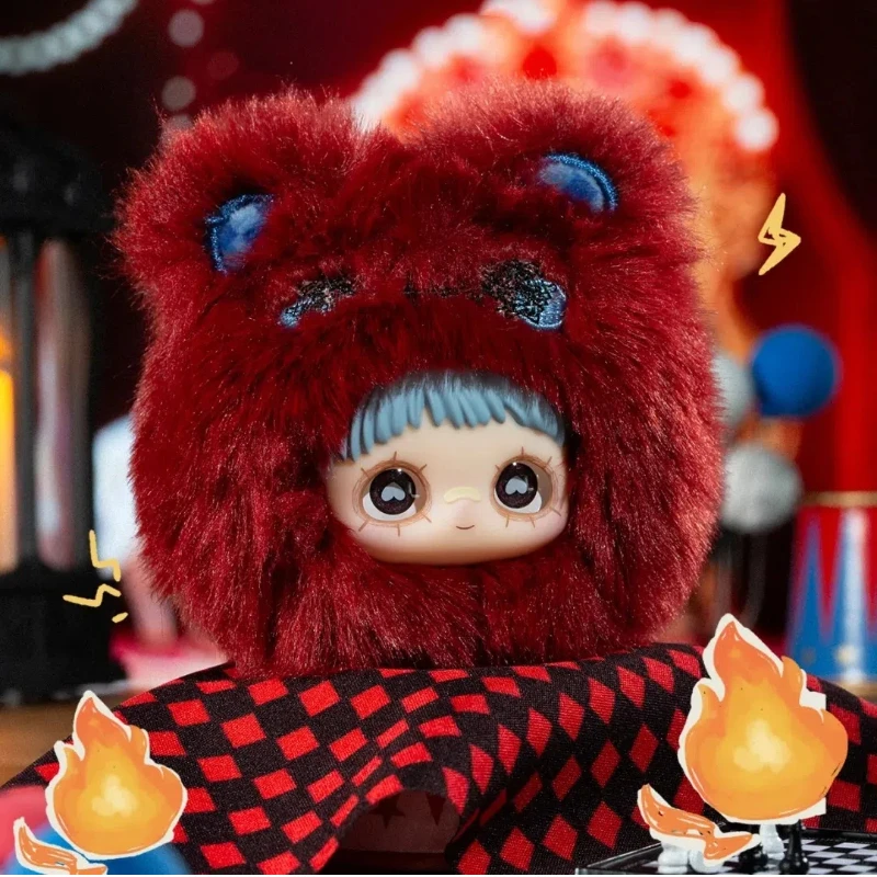새로운 Maymei Crazy Circus 시리즈 비닐 플러시 블라인드 박스 패션 성격 귀여운 인형 배낭 펜던트 장식 미스터리 선물 상자