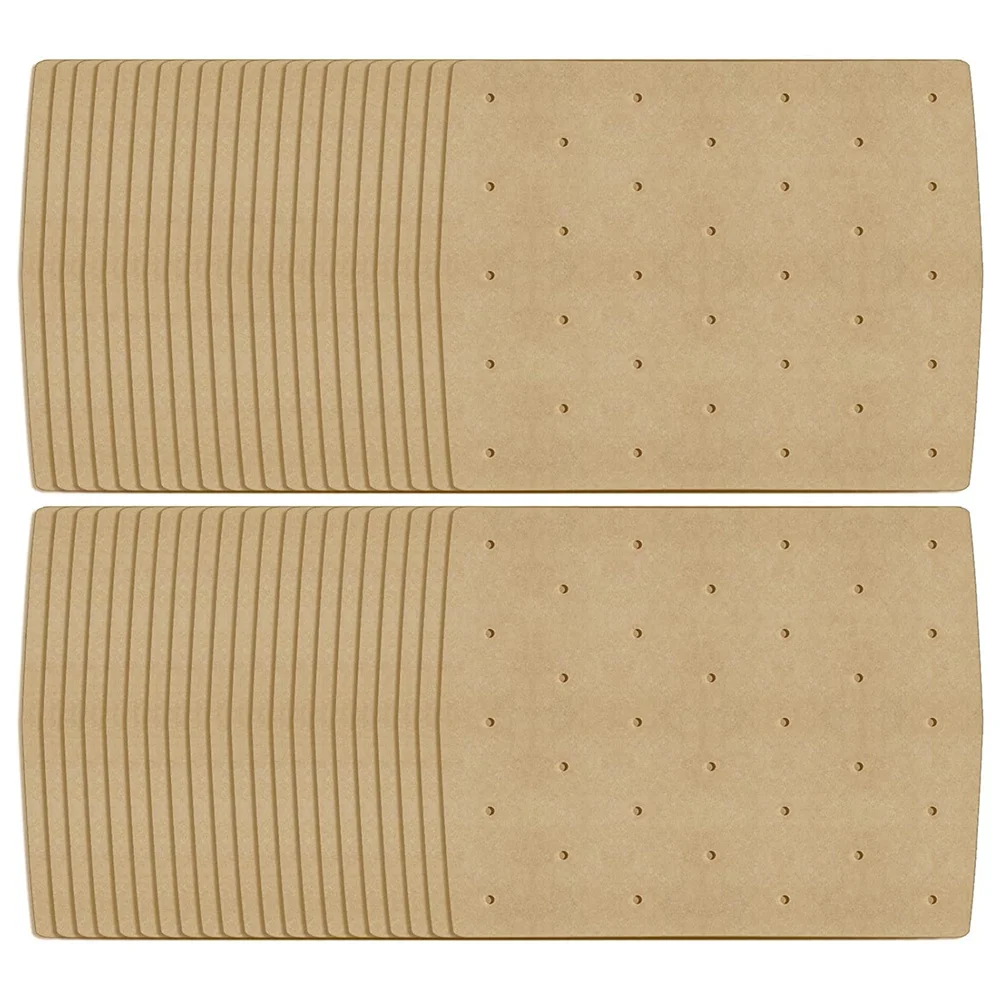 200Pcs Air Fryer Paper Air Hole Fryer Parchment Paper Liners for Ninja Foodi Grill 5-In-1 AG301 4Qt