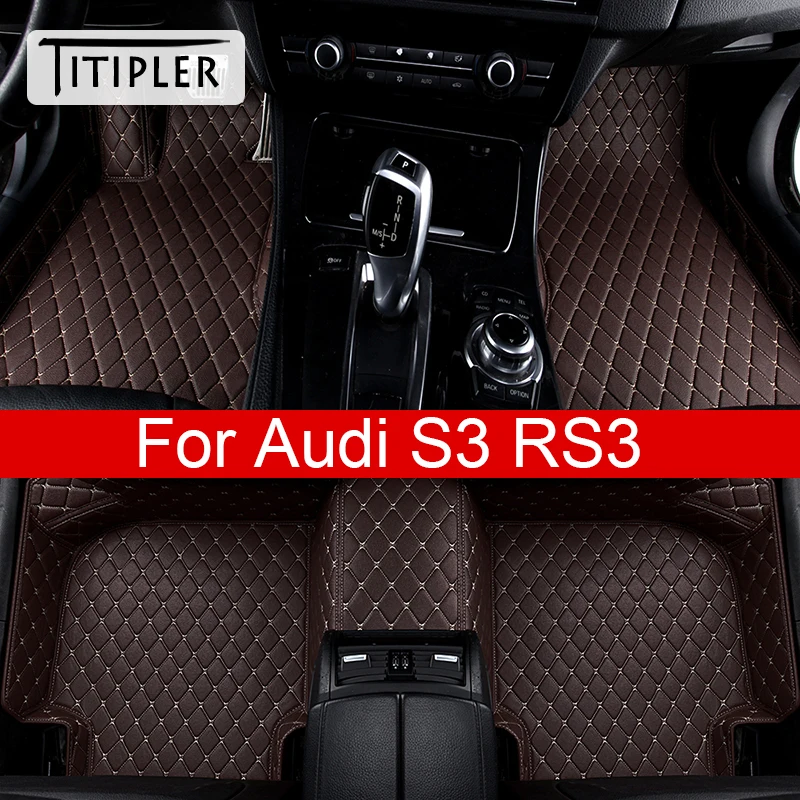 TITIPLERCarFloorMatsForAudiS3RS3FootCocheAccessoriesAuto