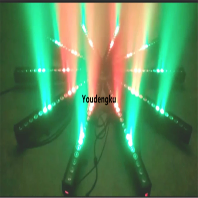 4 pieces Professional led wall wash stage light 18x18W RGBWA UV 6 in 1 dmx dj LE