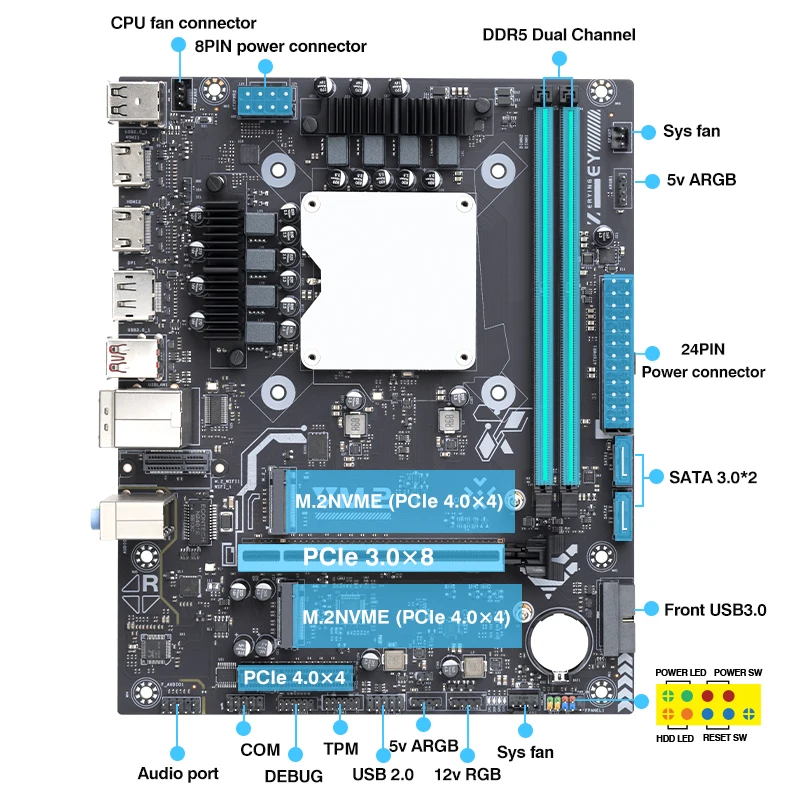 Ultra ES 0000 マザーボード　erying ERYING Mini ITX DIY Gaming Computer Motherboard CPU Combo