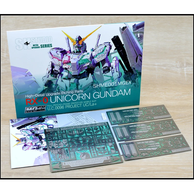 

SH STUDIO MGEX 1/100 RX-0 UNICORN HIGH-DETAIL UPGRADE ETCHING PARTS Metal Supplement Assembly Model Kit