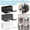 Bathroom Hair Dryer Storage Organizer Comb Rack Holder Wall Mounted Stand Storage Bracket Washroom Organization Shelves ﻿ 1